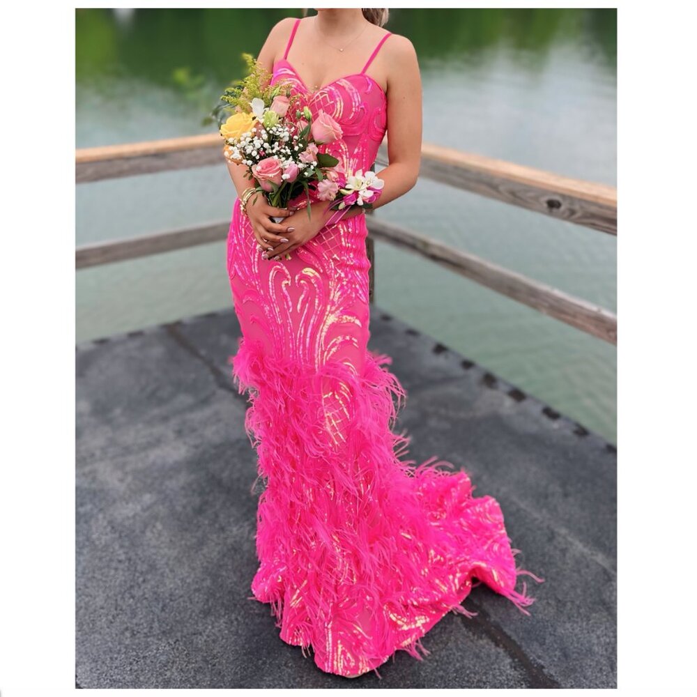 JOVANI Pink Dress 05667